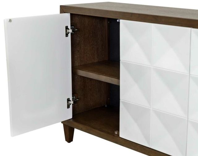 Martin Furniture Stellar Dark Brown/White TV Stand-2