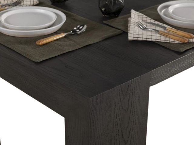 Transformer Table Transformer Dark Gray/Smoked Hickory Extendable Dining Table-2
