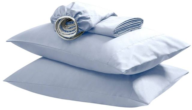 Sleeptone® Basics Griptone™ 6-Piece Light Blue Premium Bamboo Twin XL Sheet Set-1