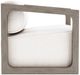 Bernhardt Leilani Bernhardt Exteriors Weathered Teak/White Fabric/Wooden Outdoor Swivel Chair-2
