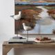 Crestview Collection Coastal Bird 2-Piece White Statue Set-1