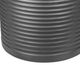 A & B Home Black 19" Ridged Round Cement Planter-1