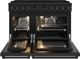 Thor Kitchen A Series 48" Black Matte Pro Style Gas Range with Black Hardware-1
