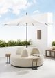 Vanguard® Furniture Customizable Nested Fabric Outdoor Triback Pillow-3