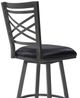 Armen Living Fargo Black 30" Bar Stool-2