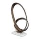 A & B Home Antique Gold Aluminum Sculpture-0