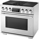SKS 36" Stainless Steel Pro Style Dual Fuel Range-4