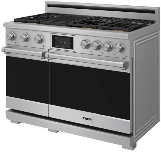Thor Kitchen® X Series 48" Stainless Steel Freestanding Pro Style Dual Fuel Gas Range-3