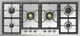 Ilve Nostalgie II 48” Stainless Steel Liquid Propane Cooktop with 6 Burners-0