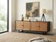 Sunny Designs™ Black/Brown Modern Accent Cabinet-1