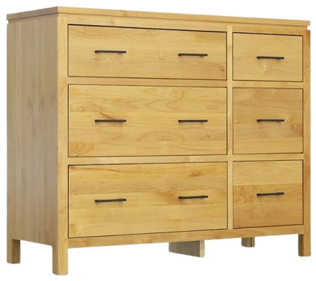 Archbold Furniture Customizable 2 West 6-Drawer Combo Dresser-0