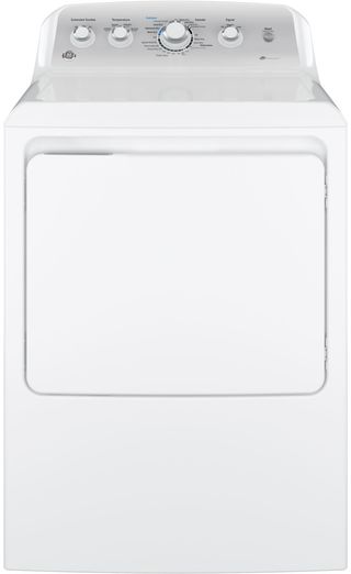 GE® 7.2 Cu. Ft. White Electric Dryer
