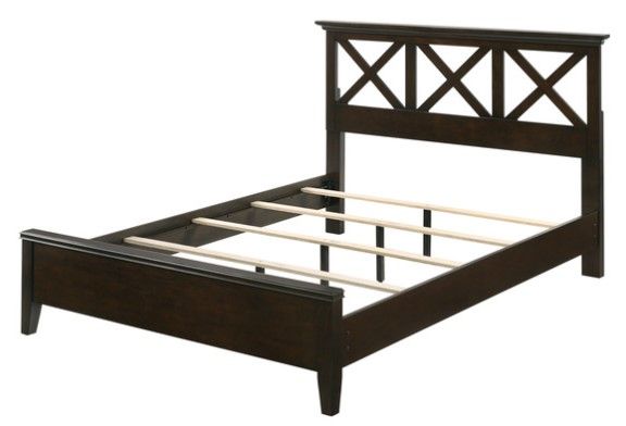 Bernards Nova II Cherry Queen Panel Bed-2