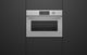 Fisher & Paykel Series 7 24” Brushed Silver Glass Contemporary Compact Convection Electric Speed Oven-3