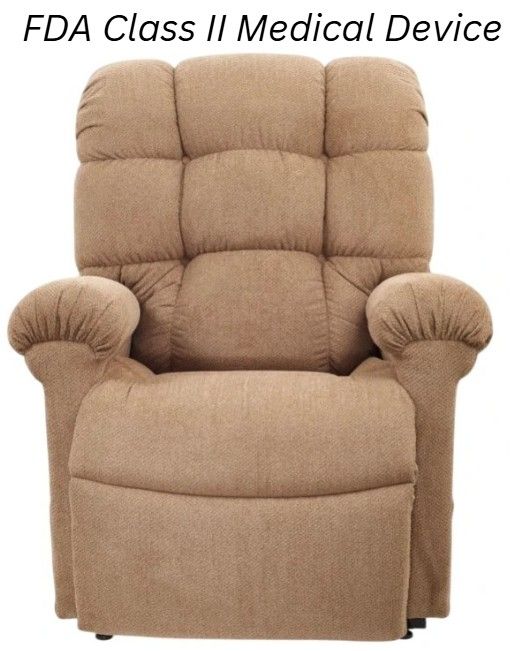 UltraComfort™ Vega Sandstorm Large/Medium Power Lift Recliner-0