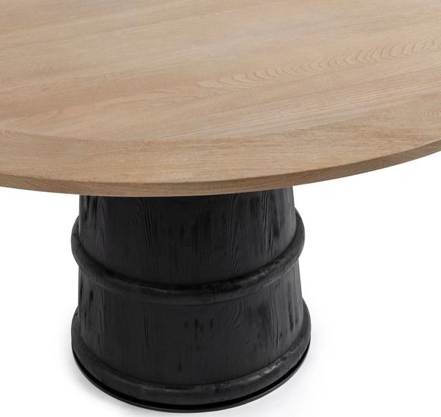 Classic Home Lunen Soft Reef Noir 55" Round Dining Table-3