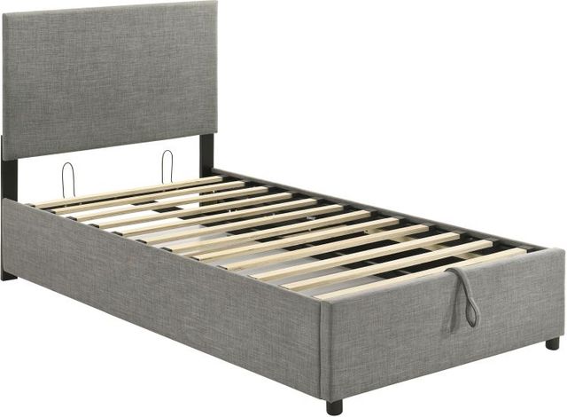 Coaster® Reeves Gray Youth Twin Hydraulic Storage Panel Bed-2