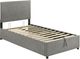 Coaster® Reeves Gray Youth Twin Hydraulic Storage Panel Bed-2