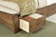 Vaughan-Bassett Transitions Dark Oak Youth Full Upholstered Bed-1