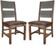International Furniture Direct Antique Brown Side Chair-3
