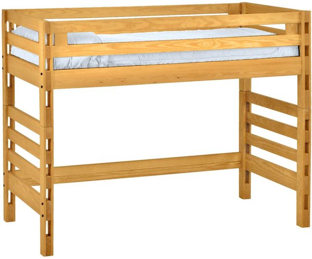 Crate Designs™ Furniture Classic Full Tall Ladder End Loft Bed