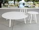 CabanaCoast® Customizable Geo Aluminum 23" Outdoor Round Side Table-4