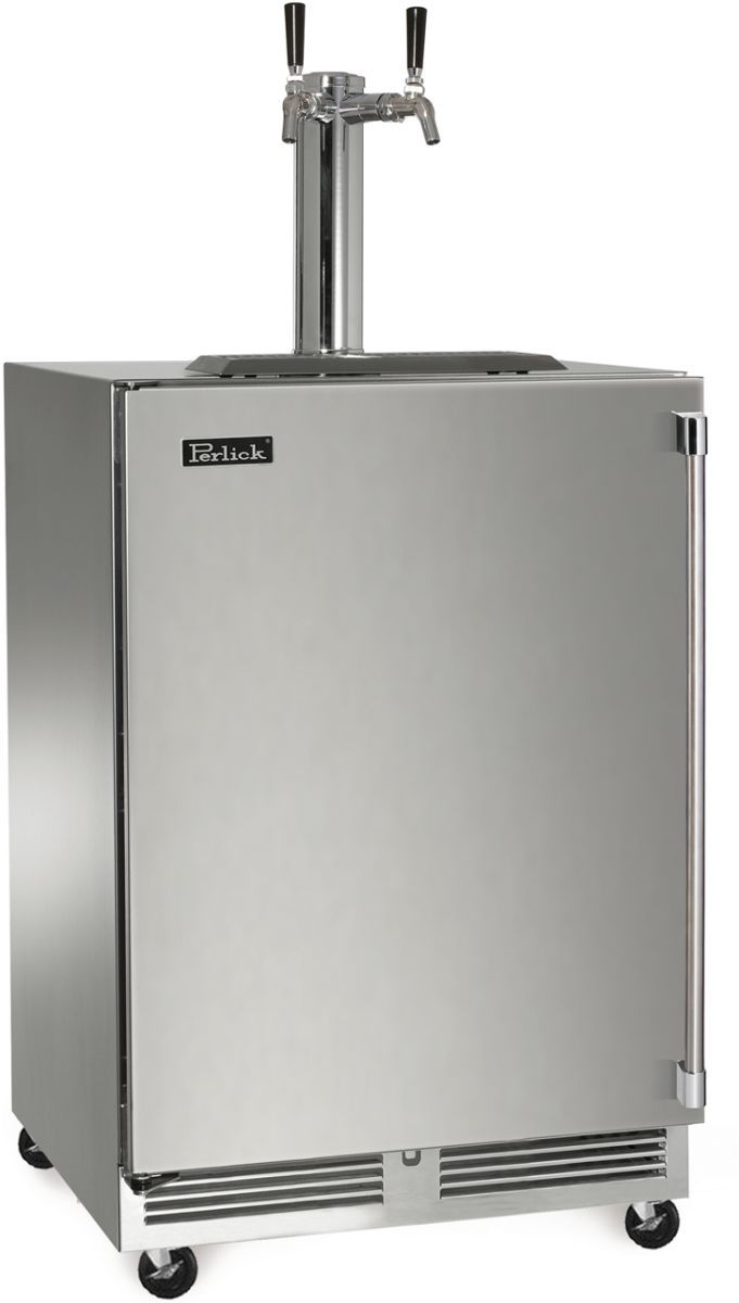 Perlick® 5.2 Cu. Ft. Stainless Steel Beer Cooler/Kegerator