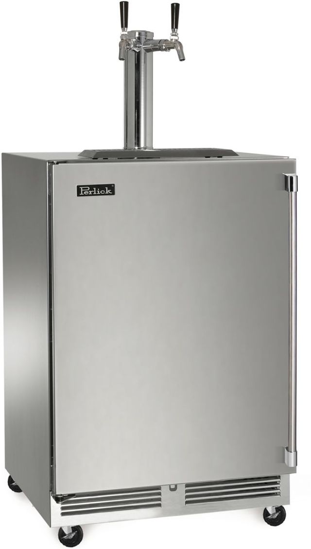 Perlick® 5.2 Cu. Ft. Stainless Steel Beer Cooler/Kegerator-0