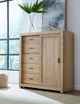 aspenhome® Modern Loft Modern Khaki Sliding Door Chest-1