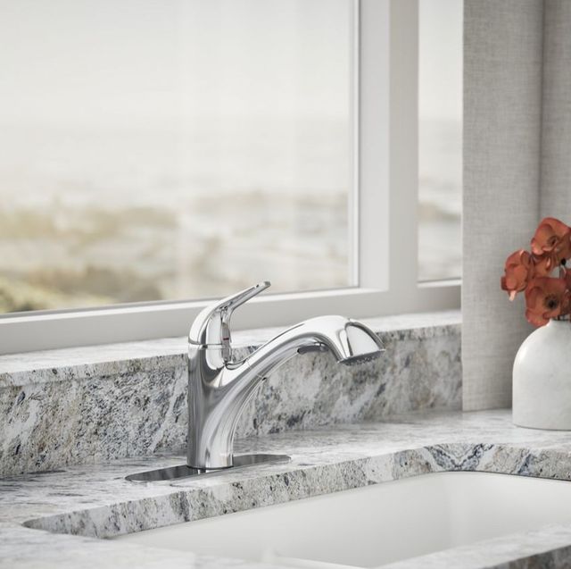 KOHLER® Jolt® Polished Chrome Kitchen Sink Faucet with 2-Function Sprayhead-2