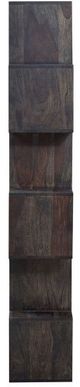 Porter International Designs Fall River Gray 6-Tier Bookcase-3