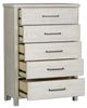 Liberty Furniture Modern Farmhouse White 5 Drawer Chest-1