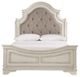 Signature Design by Ashley® Realyn Chipped White Queen Upholstered Panel Bed-1