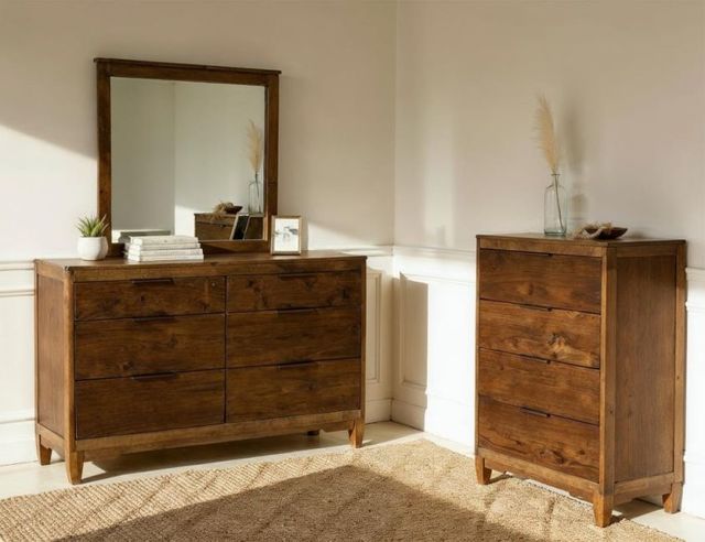 International Furniture Direct Sonora Brown Dresser-1