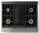 Viking® 7 Series 36" Damascus Gray Pro Style Dual Fuel Range with 12" Reversible Griddle-4