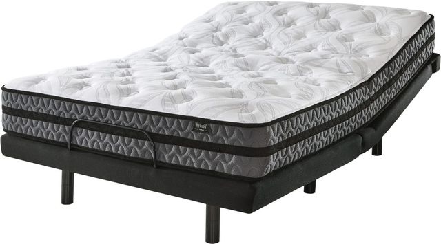 Sierra Sleep® by Ashley® 10" Hybrid Medium Tight Top Queen Mattress in a Box-3