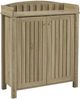 Brassex Inc. Dark Taupe Shoe Cabinet-0