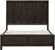 Modus Furniture Dorsey Basalt Gray California King Storage Panel Bed-3