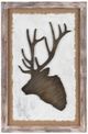 Crestview Collection Rustin Elk Silhouette Wall Art -0