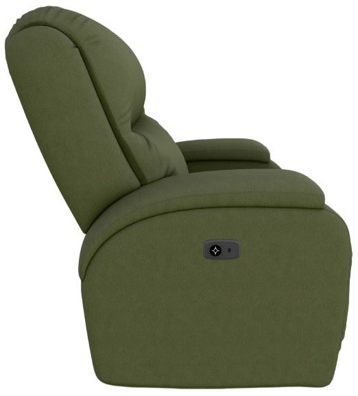 Best® Home Furnishings Customizable Maverly Leather Power Space Saver Recliner with Heat, Massage and Power Tilt Headrest-2