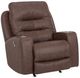 Franklin™ Aspen Duvall Mocha Fabric Power Rocker Recliner-0