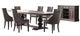 Coaster® Phelps 8-Piece Antique Noir/Gray Dining Set-0