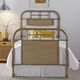 Liberty Furniture Vintage Series Antique Cream Full Youth Metal Bed-4
