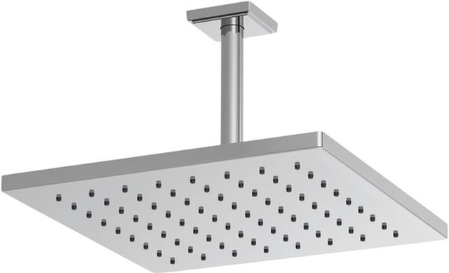 Brizo Essential™ Polished Chrome 12" Linear Square Single-Function Raincan Shower Head-1