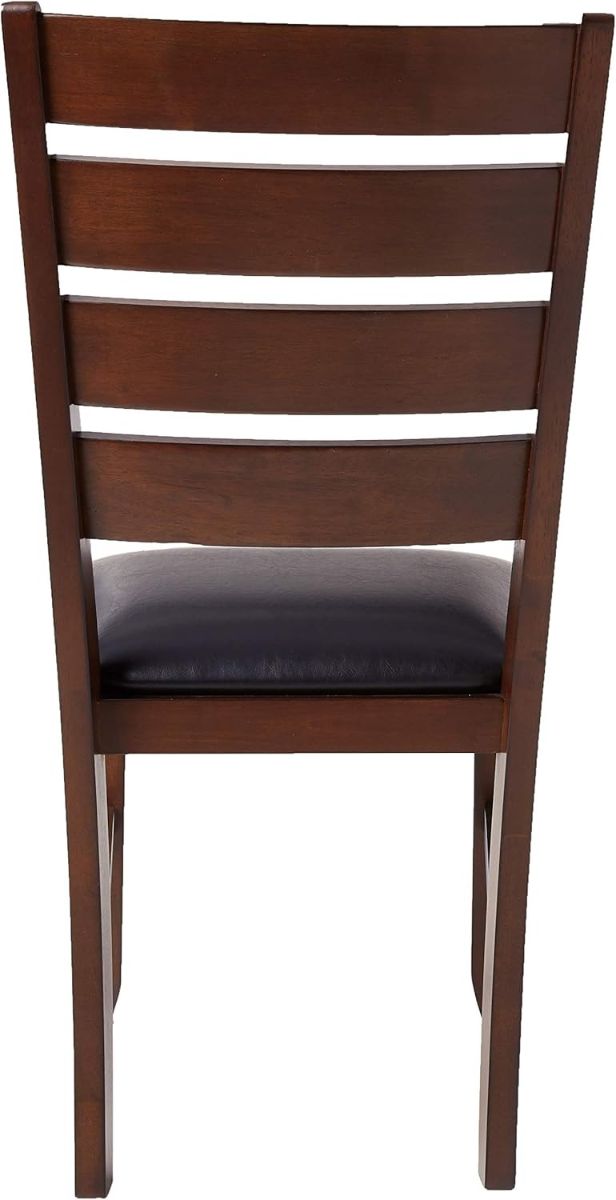 Crown Mark Bardstown Black/Espresso Dining Side Chair-3