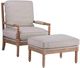 Forty West Willow French Linen Ottoman-3