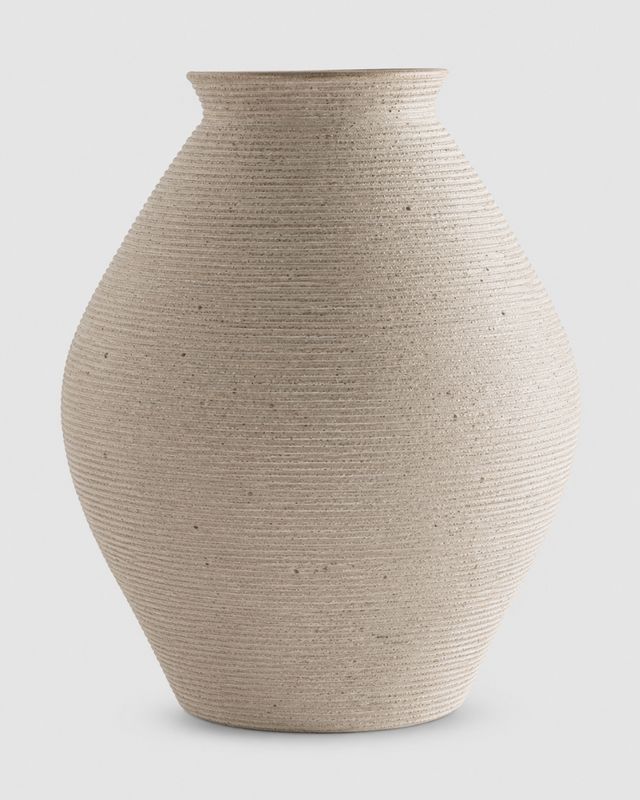 Signature Design by Ashley® Hannela Antique Tan 12" Vase-0