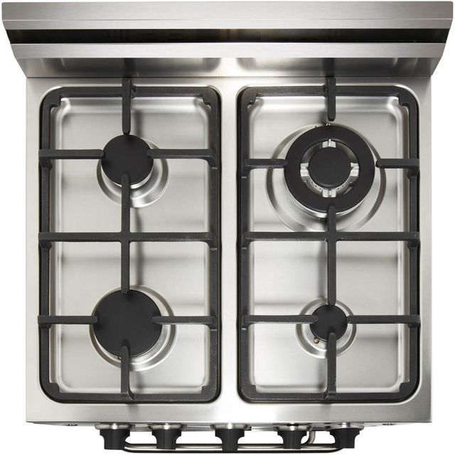Unique® Appliances Prestige 24" Stainless Steel Freestanding Gas Range-3