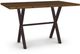 Amisco Customizable Alex Solid Birch Counter Height Table with Decorative Bolts-0