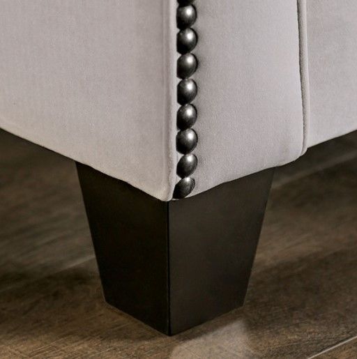 Furniture of America® Montecelio Light Gray Loveseat-3